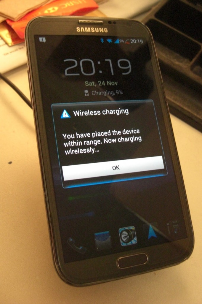 DIY Galaxy Note 2 Wireless Charging (Copper tape method) Qi Wireless