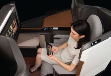 Panasonic Waterfront Plane Seat Brings Luxury to A New Level Panasonic waterfront plane seat